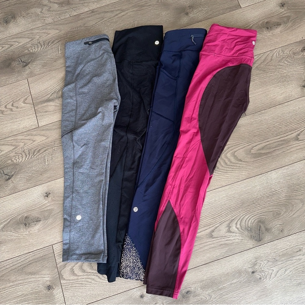 LULULEMON BUNDLE Lot of 4 Leggings all size 4 - Picture 14 of 14